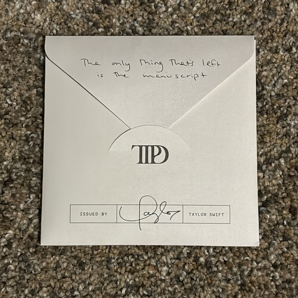 Taylor Swift The Tortured Poets Department Collector CD The Manuscript Artifacts - Picture 7 of 9